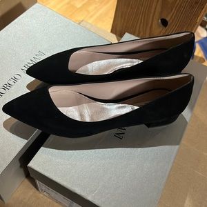 Black Armani Flats